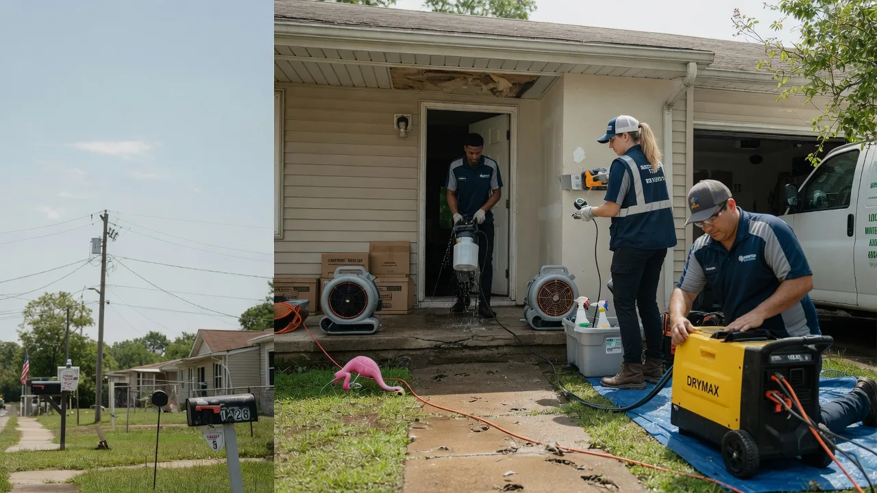 Storm Damage Water Removal in Denham Springs, LA near me